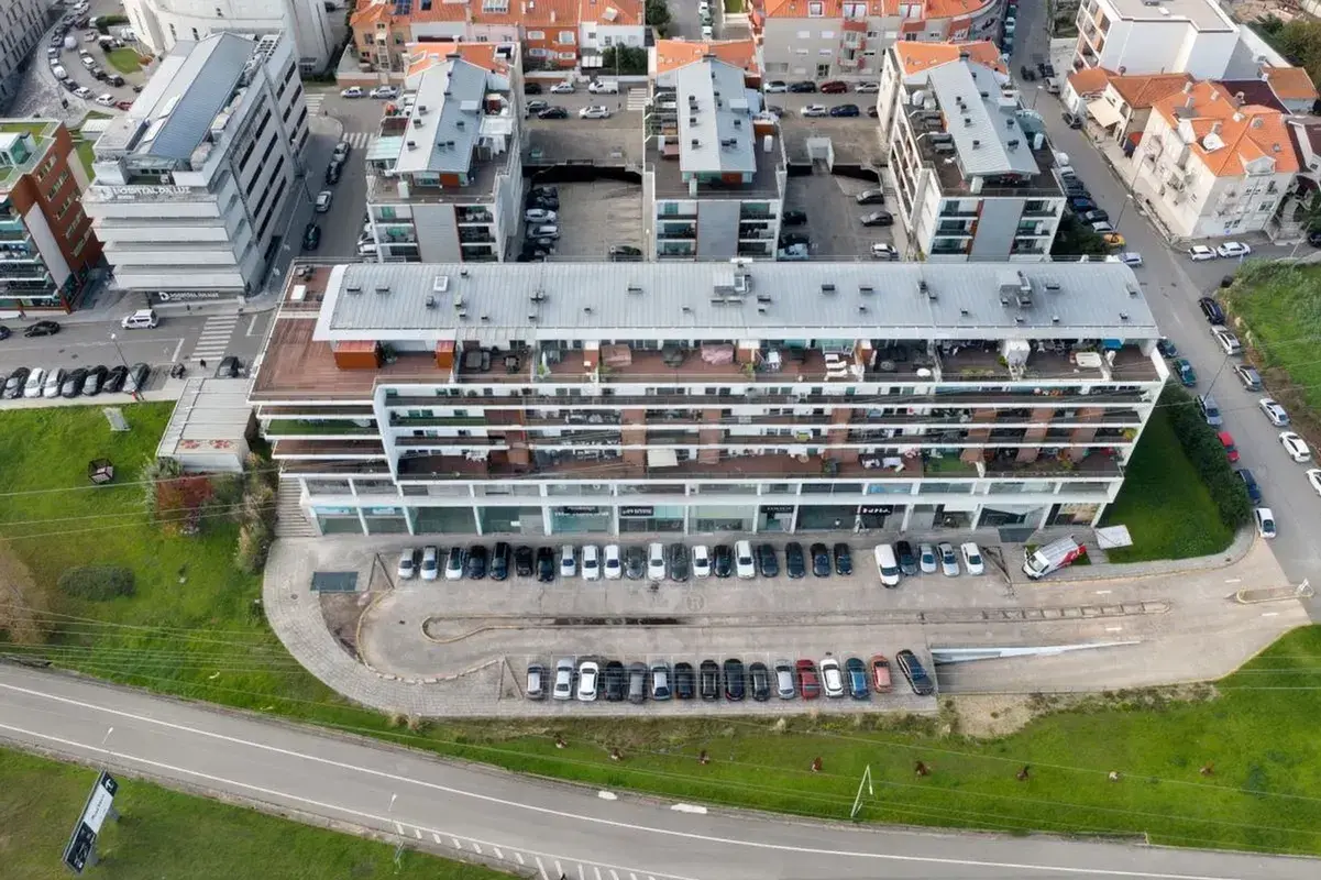 Apartment Building Air View