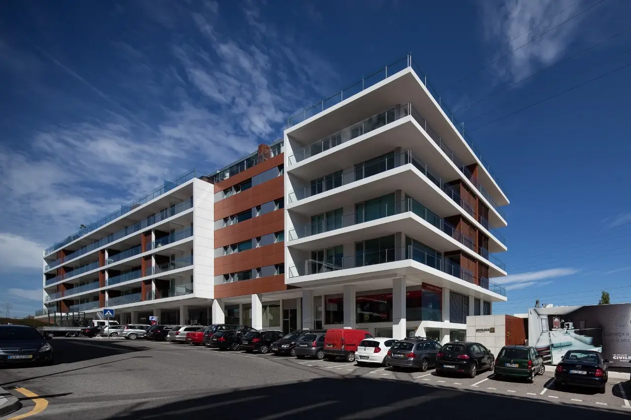 Apartment Building Rear View